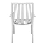Πολυθρονα Αλουμινιου Bronca HM5130.01 Λευκη 54,2x59x83,5υεκ. - Image 6