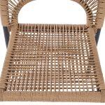 Πολυθρονα Αλουμινιου Nojo HM5771.02 Γκρι Με P.e.twist Rattan Μπεζ 55x63x82y Εκ. - Image 10