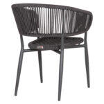 Πολυθρονα Αλουμινιου Eulo HM5783.21 Γκρι-Twisted Rattan Γκρι 57x63x77υεκ. - Image 5