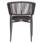 Πολυθρονα Αλουμινιου Eulo HM5783.21 Γκρι-Twisted Rattan Γκρι 57x63x77υεκ. - Image 6