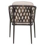 Πολυθρονα Αλουμινιου Bolly HM6080 Καφε-Συνθ.rattan Καφε-Μπεζ Μαξιλαρια 58,5x67x86υεκ - Image 6