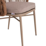 Πολυθρονα Αλουμινιου Orin HM6265.03 Καπουτσινο- P.e.rattan Σε Φυσικο 58x61x75υεκ. - Image 9