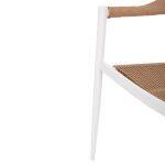 Πολυθρονα Αλουμινιου Gret HM5854.01 Λευκη Pe Rattan Μπεζ 56x55,5x78υεκ. - Image 10