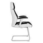 Πολυθρονα Zahara HM1102.02 Σε Χρωμα Μαυρο Με Ασπρο 66,5x63x108cm - Image 4