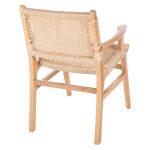 Πολυθρονα Εσωτ. Χωρου HM9331.01 Ignacio Rubberwood-Σχοινι 61x56x83υεκ. - Image 5