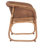 Πολυθρονα Εσωτ.χωρων Tucket HM9958.02 Φυσικο Rattan-Καρυδι Χρωμα 63x60x77υεκ - Image 4