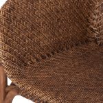 Πολυθρονα Εσωτ.χωρων Tucket HM9958.02 Φυσικο Rattan-Καρυδι Χρωμα 63x60x77υεκ - Image 8