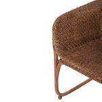 Πολυθρονα Εσωτ.χωρων Tucket HM9958.02 Φυσικο Rattan-Καρυδι Χρωμα 63x60x77υεκ - Image 9