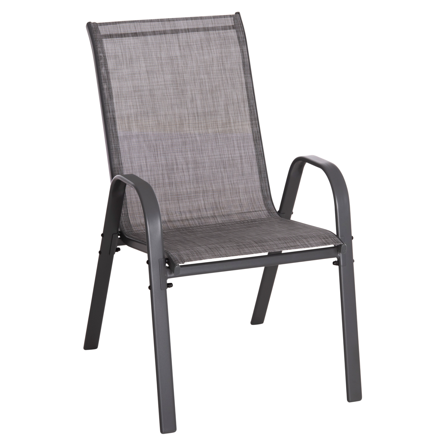 polythrona-exchoroy-fb9500041-metalliki- Πολυθρονα Εξ.χωρου Leon HM5000.41 Μεταλλικη Γκρι K/D- Σετ 4 τμχ-55x70x91υεκ. - Image 1