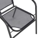 Πολυθρονα Εξ.χωρου Ledan HM5977.01 Μεταλλo & Textilene Γκρi 55x58x72υεκ. - Image 8