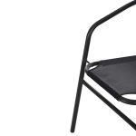 Πολυθρονα Εξ.χωρου Ledan HM5977.01 Μεταλλo & Textilene Γκρi 55x58x72υεκ. - Image 9