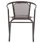 Πολυθρονα Εξ.χωρου Ledan HM5977.02 Μεταλλo & Textilene Καφε 55x58x72υεκ. - Image 6
