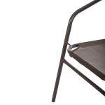 Πολυθρονα Εξ.χωρου Ledan HM5977.02 Μεταλλo & Textilene Καφε 55x58x72υεκ. - Image 9