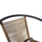 Πολυθρονα Swifter HM5969.02 Μεταλλο Γκρι-Συνθ. Rattan Σε Φυσικο 54x61x75υεκ. - Image 8