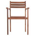 Πολυθρονα Kempo HM6358 Ξυλο Teak Σε φυσικο--58x58,5x88υεκ. - Image 3