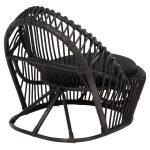 Πολυθρονα Entropy HM9840.03 Φυσικο Rattan Με Μαξιλαρι-Μαυρο 80x97x85υεκ. - Image 5