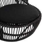 Πολυθρονα Entropy HM9840.03 Φυσικο Rattan Με Μαξιλαρι-Μαυρο 80x97x85υεκ. - Image 8
