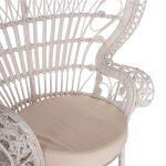 Πολυθρονα Royal Peacock HM9342.02 Rattan Σε Λευκο-Μαξιλαρι Λευκο 114x72x150yεκ. - Image 8