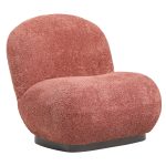 Πολυθρονα Beany HM9591.02 Ροζ Μπουκλε Υφασμα 85x82x77υ Εκ.