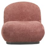 Πολυθρονα Beany HM9591.02 Ροζ Μπουκλε Υφασμα 85x82x77υ Εκ. - Image 3