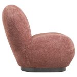 Πολυθρονα Beany HM9591.02 Ροζ Μπουκλε Υφασμα 85x82x77υ Εκ. - Image 4