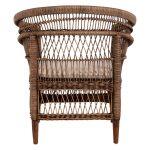 Πολυθρονα Malawi HM9635.01 Ξυλο Μαονι & Rattan--Β'διαλογης 80x70x86υεκ. - Image 6