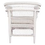 Πολυθρονα Malawi HM9635.02 Ξυλο Μαονι Με Rattan Λευκο--Β'διαλογης 80x70x86υεκ. - Image 6