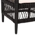 Πολυθρονα Malawi HM9635.03 Ξυλο Μαονι Με Rattan Μαυρο--Β'διαλογης 80x70x86υεκ. - Image 7