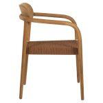 Πολυθρονα Oslo HM9636.01 Ξυλο Teak Φυσικο & Σχοινι--B’διαλογης 55x54x80y Εκ. - Image 4