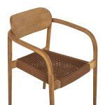 Πολυθρονα Oslo HM9636.01 Ξυλο Teak Φυσικο & Σχοινι--B’διαλογης 55x54x80y Εκ. - Image 9