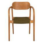 Πολυθρονα Oslo HM9636.05 Ξυλο Teak Φυσικο & Σχοινι--B’διαλογης 55x54x80yεκ. - Image 3