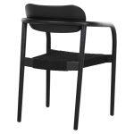 Πολυθρονα Oslo HM9636.12 Ξυλο Teak Μαυρο & Σχοινι--B’διαλογης 55x54x80yεκ. - Image 5