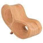 Πολυθρονα Curvy Lounge HM9645.01 Απο Rattan Σε Φυσικη Αποχρωση 63x128x97y Εκ.