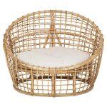 Πολυθρονα Ento HM9814 Rattan Σε Φυσικο-Μπεζ Μαξιλαρι 85x75x67yεκ. - Image 3