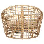 Πολυθρονα Ento HM9814 Rattan Σε Φυσικο-Μπεζ Μαξιλαρι 85x75x67yεκ. - Image 6