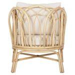 Πολυθρονα Estor HM9817 Rattan Σε Φυσικο-Λευκο Μαξιλαρι 78x75x92υ Εκ. - Image 6