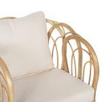 Πολυθρονα Estor HM9817 Rattan Σε Φυσικο-Λευκο Μαξιλαρι 78x75x92υ Εκ. - Image 7