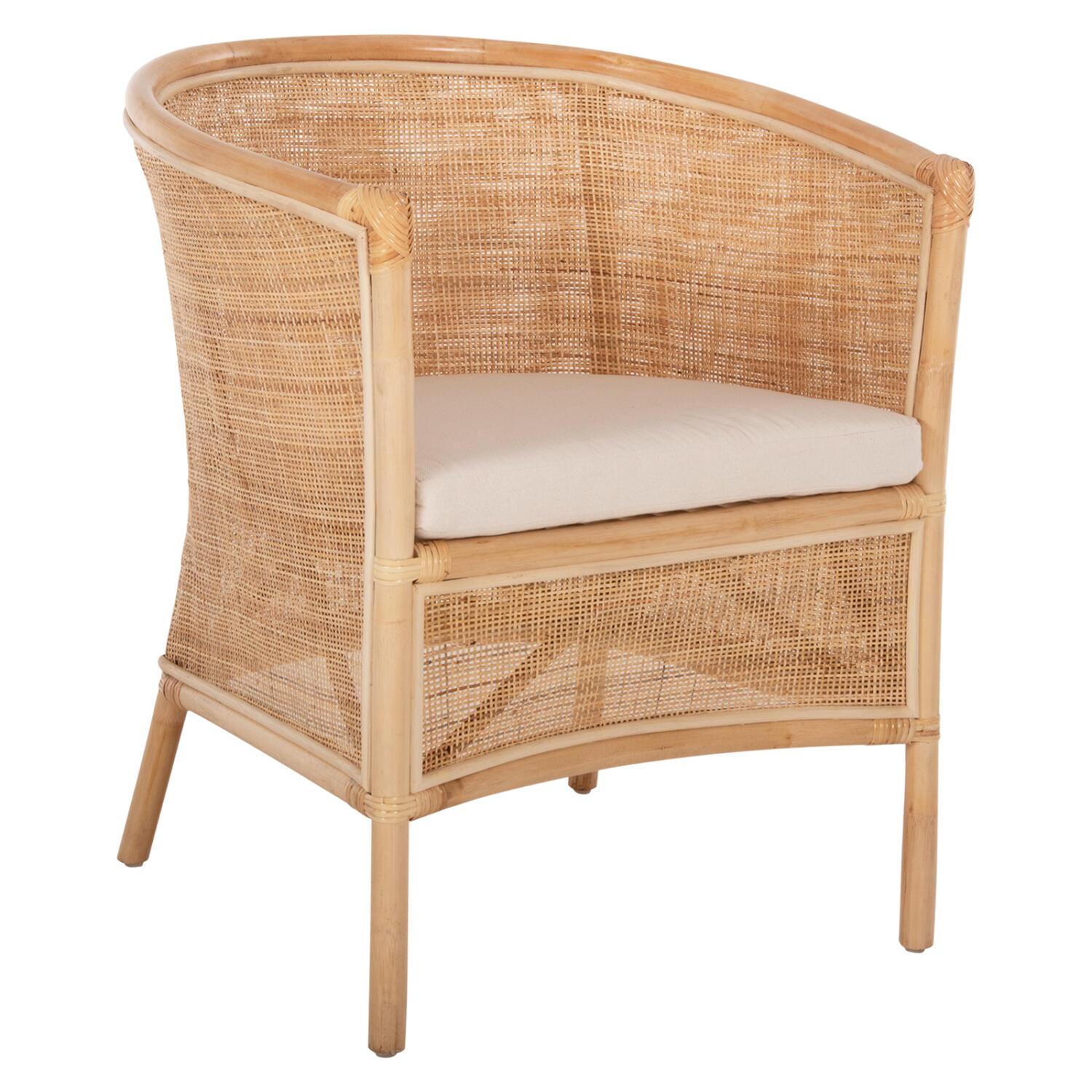 polythrona-fb99818-rattan-plekto-se-fysi Πολυθρονα Apron HM9818 Rattan Πλεκτο Σε Φυσικο--Β'διαλογης 75x70x85υεκ. - Image 1