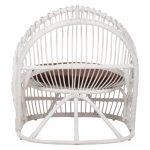 Πολυθρονα Entropy HM9840.02 Rattan Λευκο Με Καφε Μαξιλαρι 80x97x85υεκ. - Image 6
