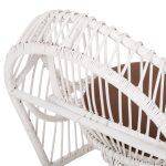 Πολυθρονα Entropy HM9840.02 Rattan Λευκο Με Καφε Μαξιλαρι 80x97x85υεκ. - Image 9