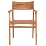Πολυθρονα Bozzy HM9935 Μασιφ Ξυλο Teak Σε Φυσικο 58x61x80,5υ - Image 3