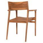 Πολυθρονα Bozzy HM9935 Μασιφ Ξυλο Teak Σε Φυσικο 58x61x80,5υ - Image 5