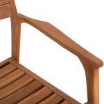 Πολυθρονα Bozzy HM9935 Μασιφ Ξυλο Teak Σε Φυσικο 58x61x80,5υ - Image 8