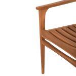 Πολυθρονα Bozzy HM9935 Μασιφ Ξυλο Teak Σε Φυσικο 58x61x80,5υ - Image 10