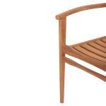 Πολυθρονα Moosen HM9936 Μασιφ Ξυλο Teak Σε Φυσικο 59x60x78,5υ - Image 10