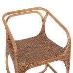 Πολυθρονα Relik Εσωτ. Χωρων HM9955.02 Φυσικο Rattan-Καρυδι Χρωμα 60x57x79υεκ. - Image 8