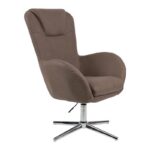 Πολυθρονα Fylliana Με Υφασμα μυ-9251 Καφε Χρωμα 72x73x100/104εκ