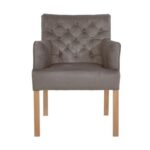 Πολυθρονα Fylliana New F4 Μπεζ Με Grey Oak Ποδια 65x70x88εκ - Image 2