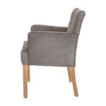 Πολυθρονα Fylliana New F4 Μπεζ Με Grey Oak Ποδια 65x70x88εκ - Image 3