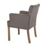 Πολυθρονα Fylliana New F4 Μπεζ Με Grey Oak Ποδια 65x70x88εκ - Image 4